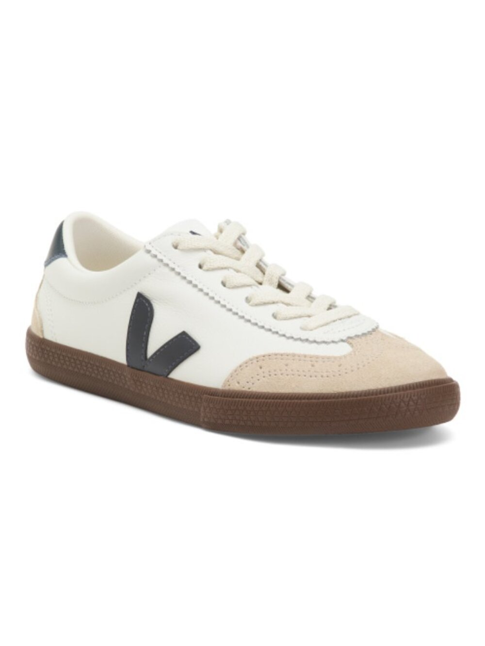 VEJA Made In Brazil Leather And Suede Volley Sneakers